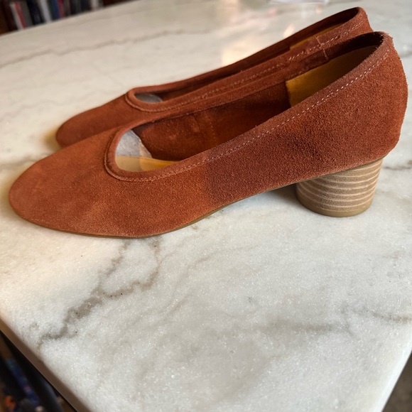 Women's Soludos Juliette Pumps in Sienna Nubuck, Sz 7 - Anthropologie - Picture 4 of 5